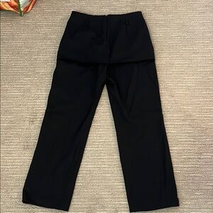 Toteme Black Wide-Leg Pants